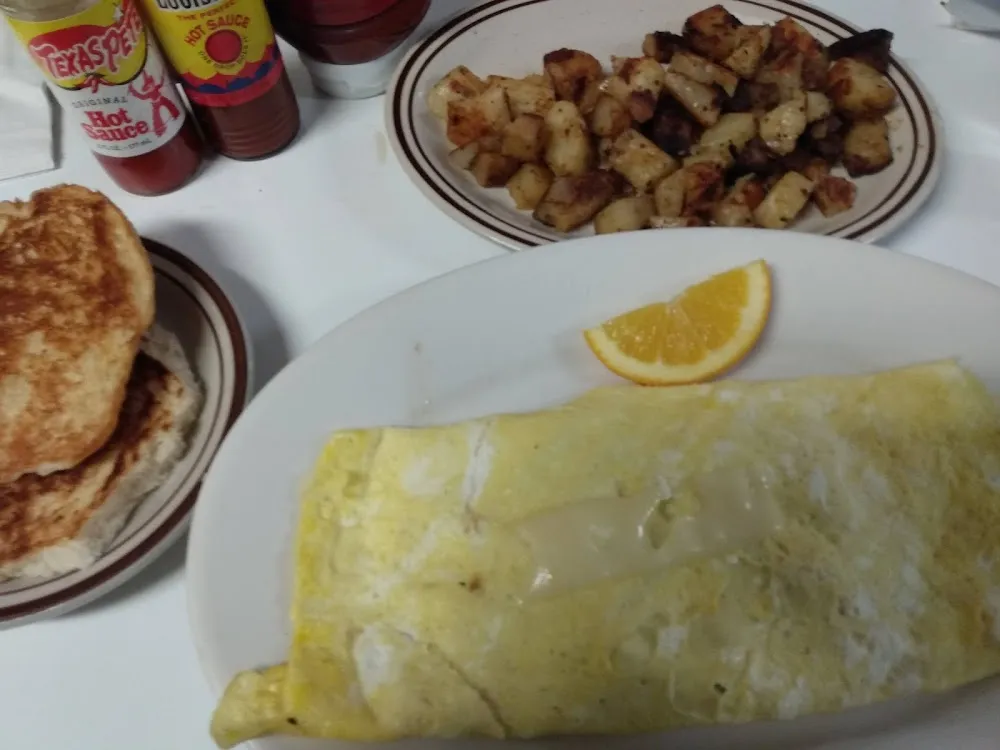 Veggie Omelet Home Fries Homemade Toast